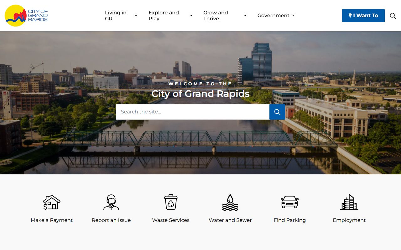 City of Grand Rapids official website