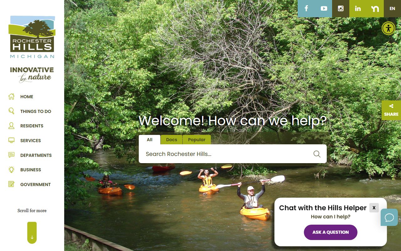 Rochester Hills property records City of Rochester Hills website