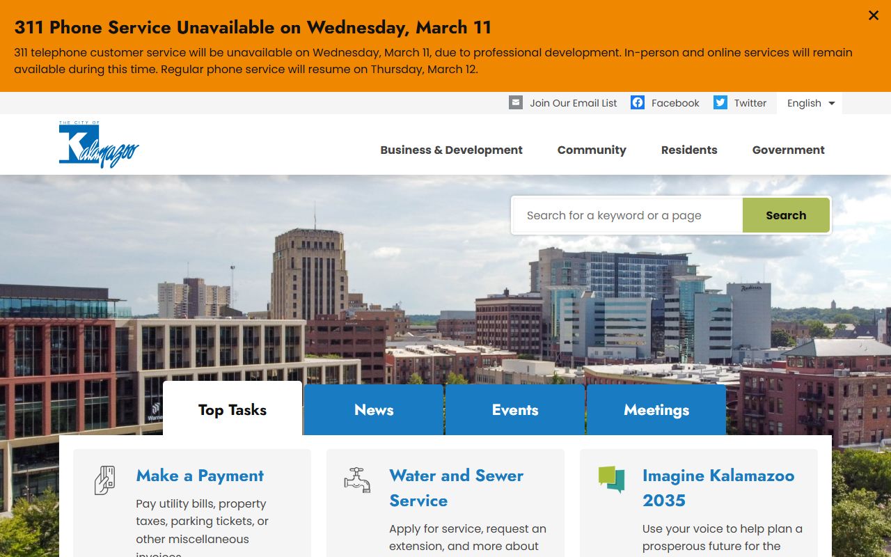 Kalamazoo property records City of Kalamazoo website