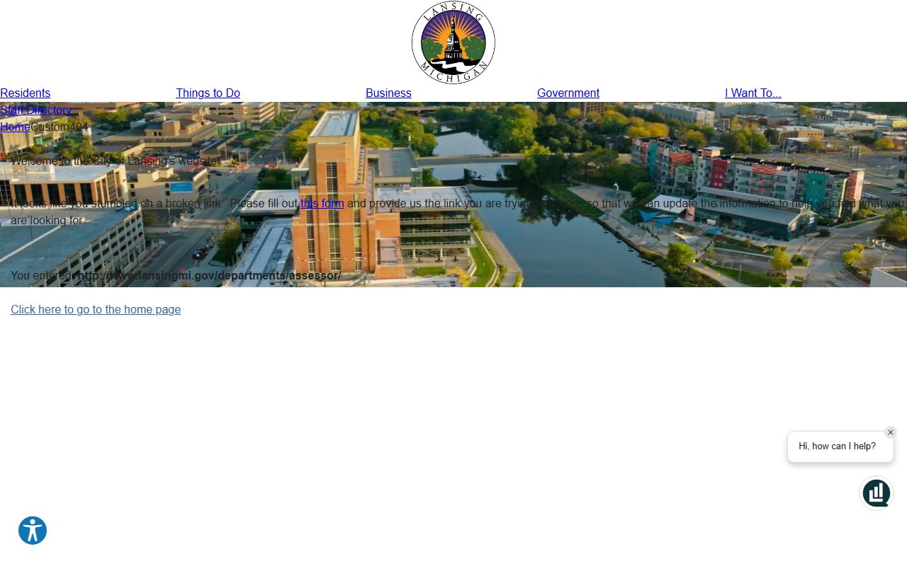 City of Lansing Assessor property records