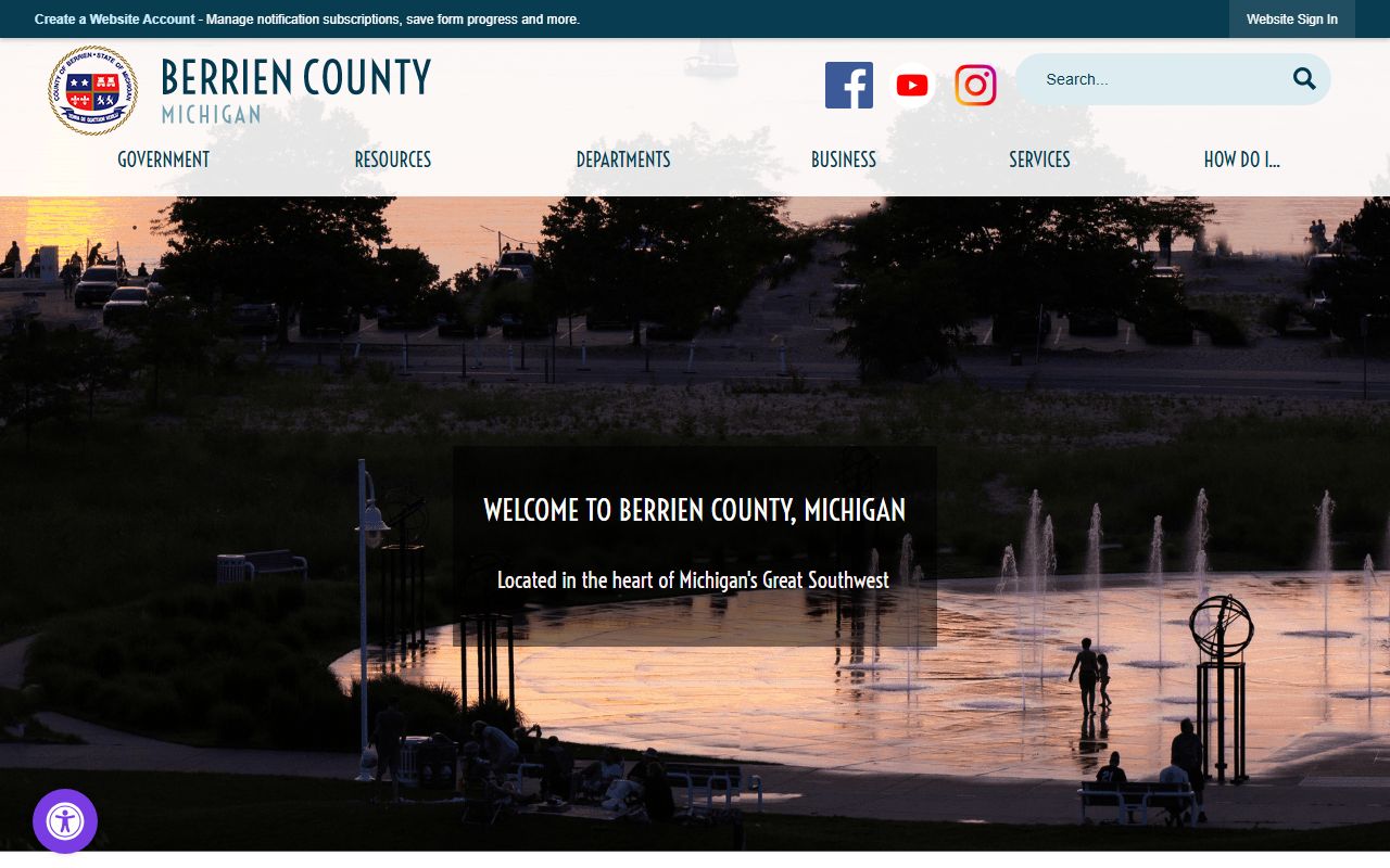 berrien county property records official county website