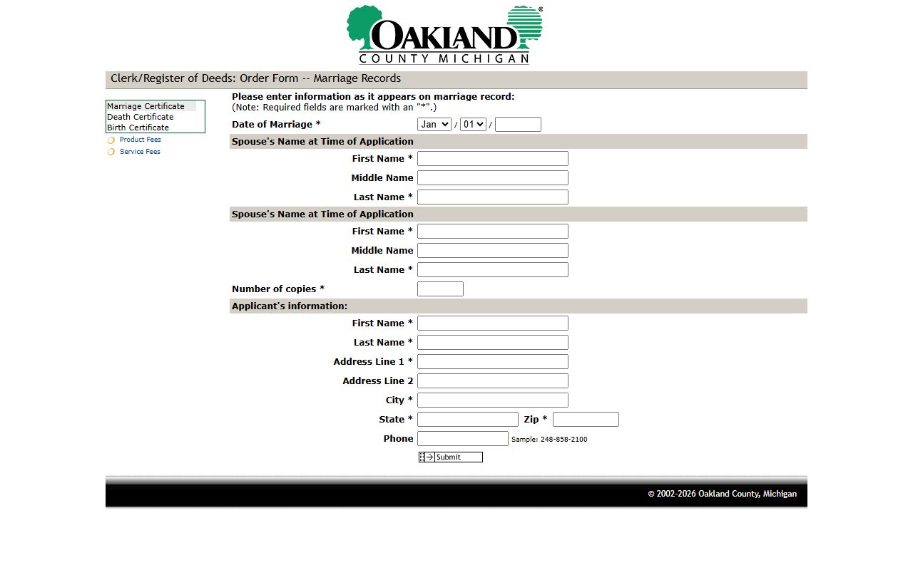 oakland county property records county services portal